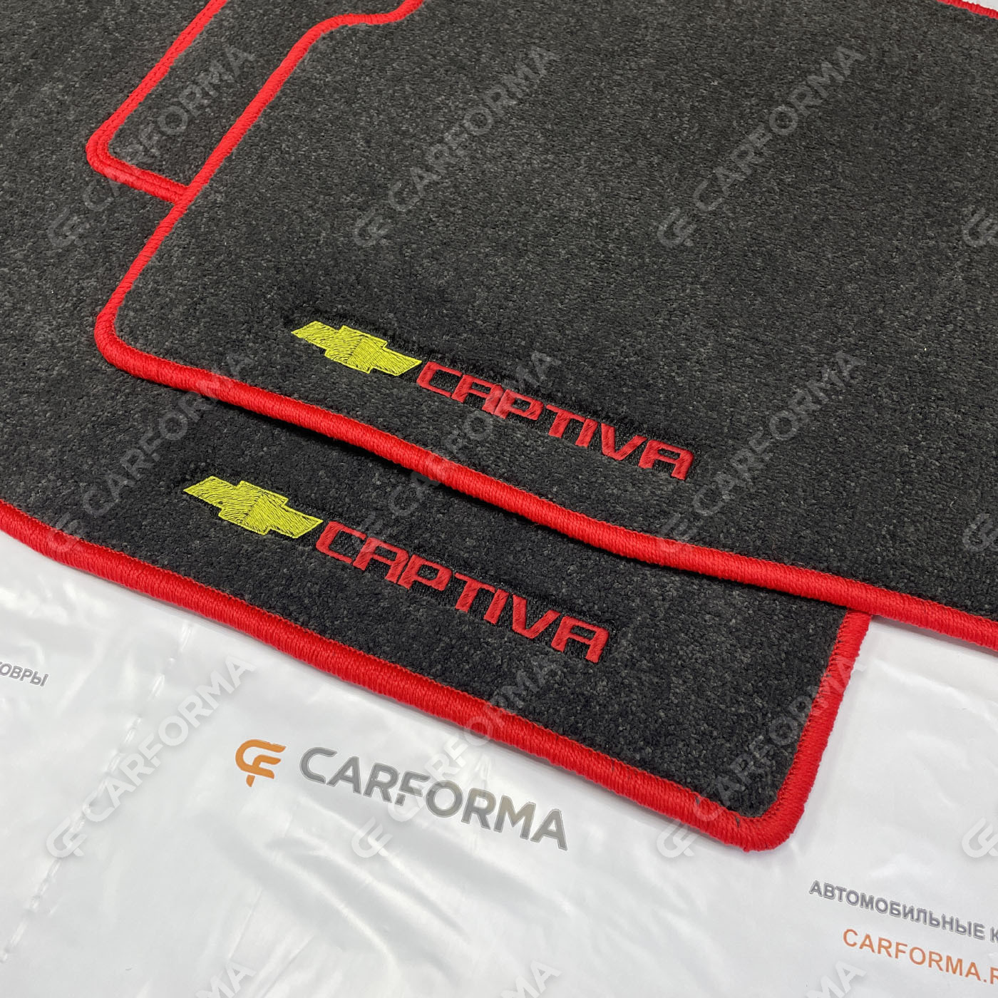 Ворсовые коврики на Chevrolet Captiva 2006&nbsp;-&nbsp;2016 в Уфе