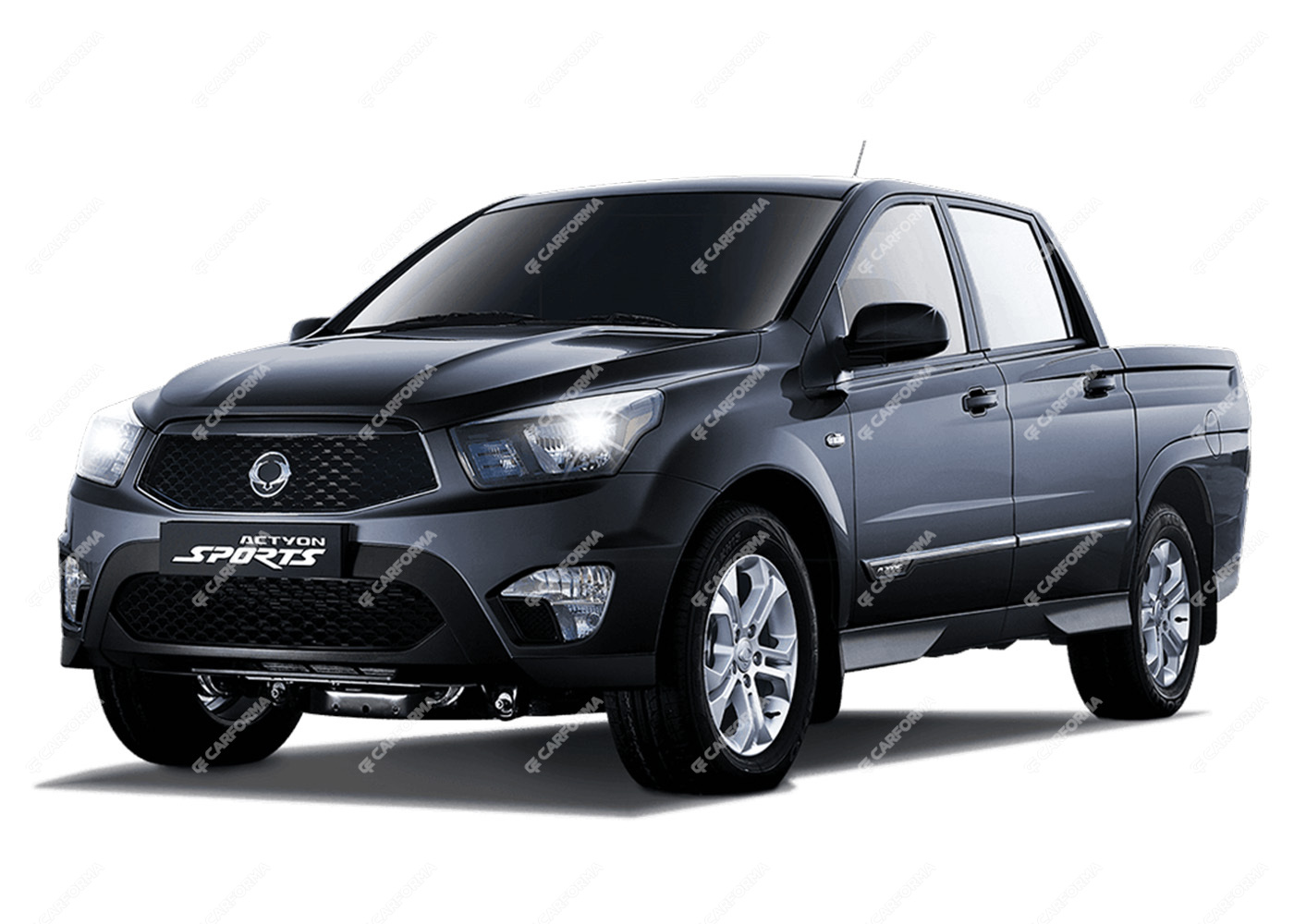 Ворсовые коврики на SsangYong Actyon Sports 2006 - 2016