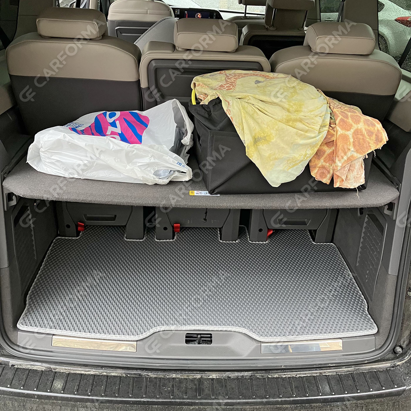 Ворсовые коврики на Volkswagen Multivan (T7) 2021&nbsp;-&nbsp;2026 в Уфе