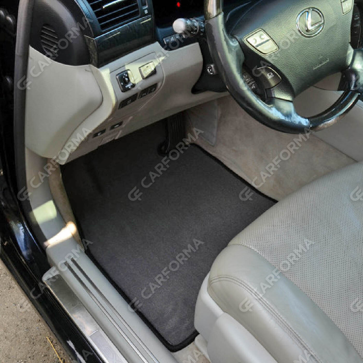 Ворсовые коврики на Lexus LS IV 2006&nbsp;-&nbsp;2017 в Уфе