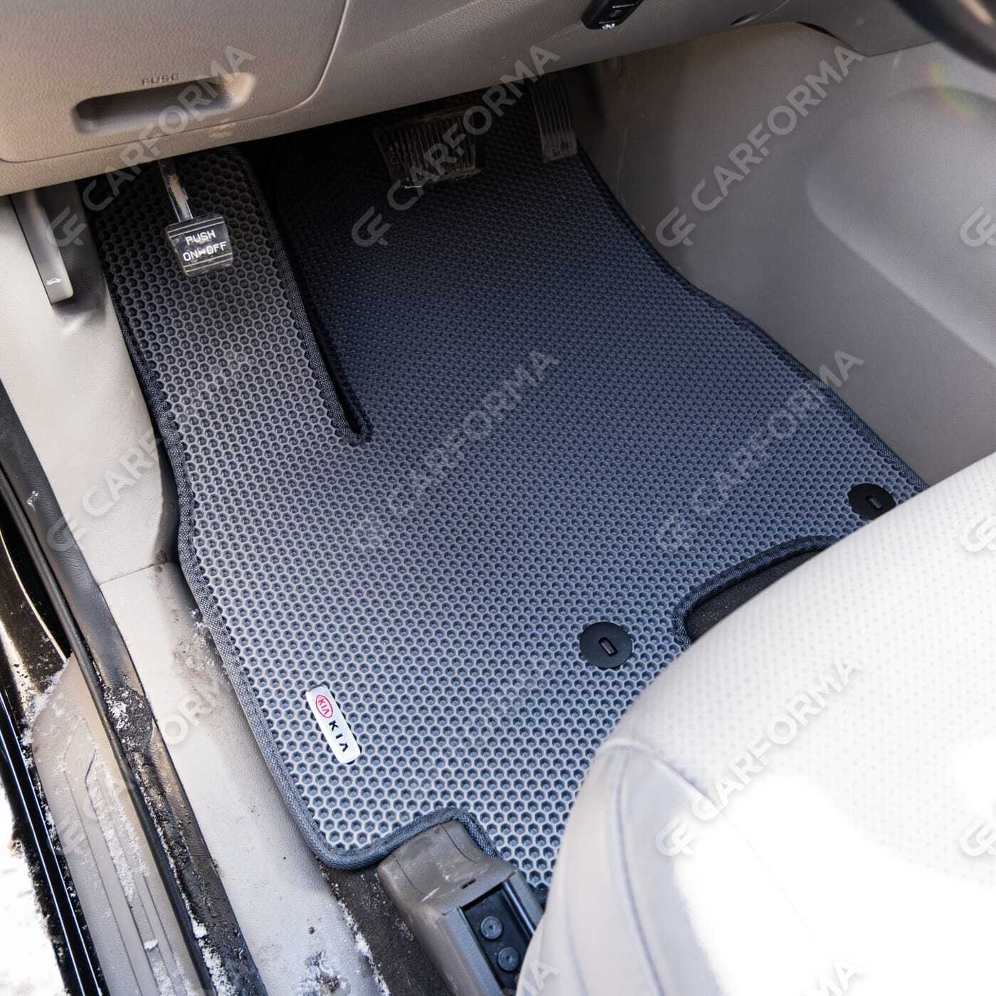 Ворсовые коврики на KIA Carnival III 7 мест 2014&nbsp;-&nbsp;2021 в Уфе