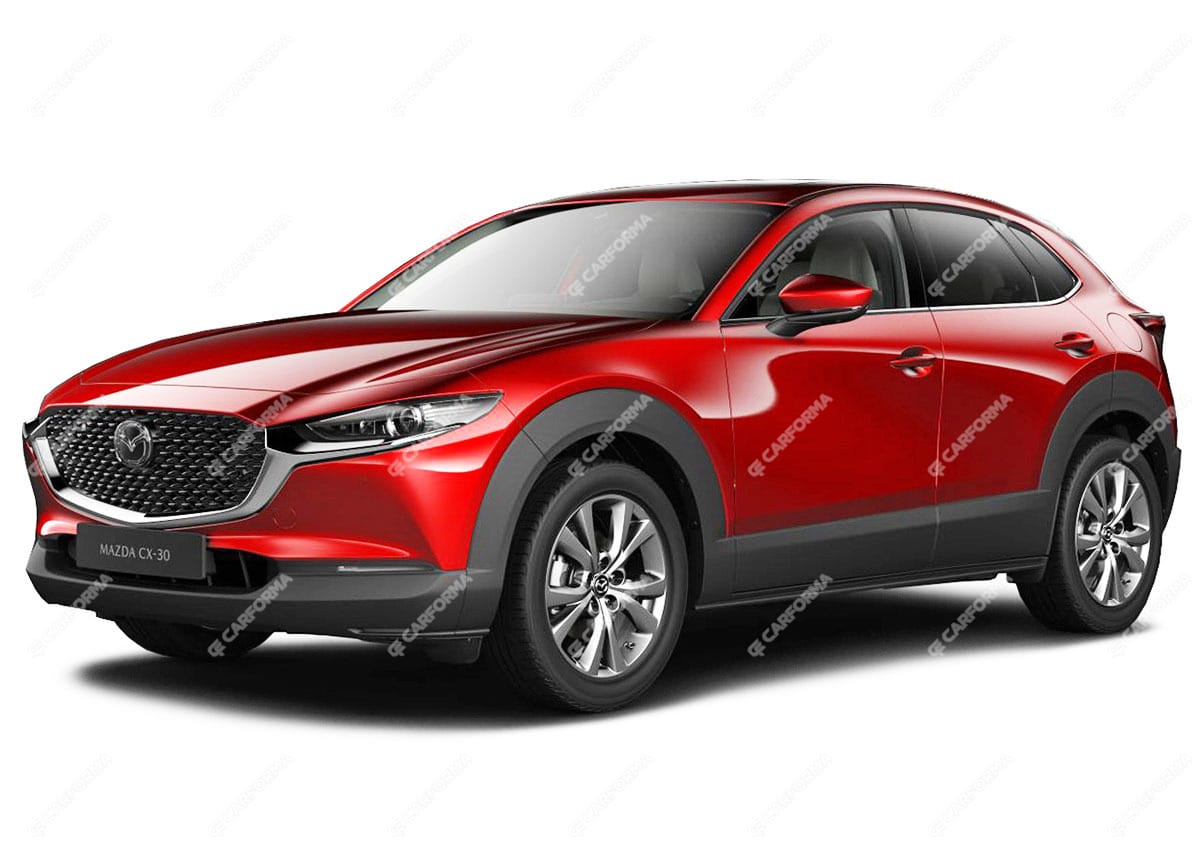 Ворсовые коврики на Mazda CX30 2019 - 2025