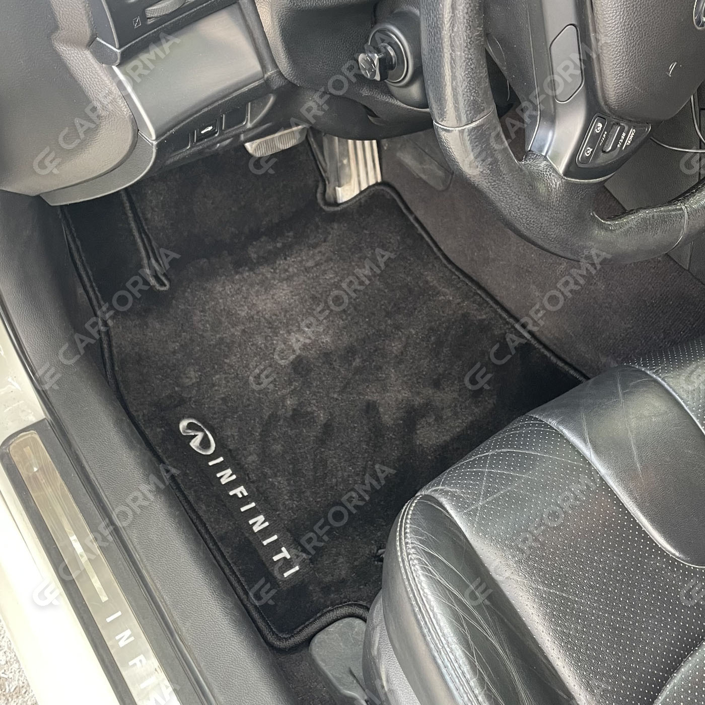 Ворсовые коврики на Infiniti G IV Седан 2006&nbsp;-&nbsp;2014 в Уфе
