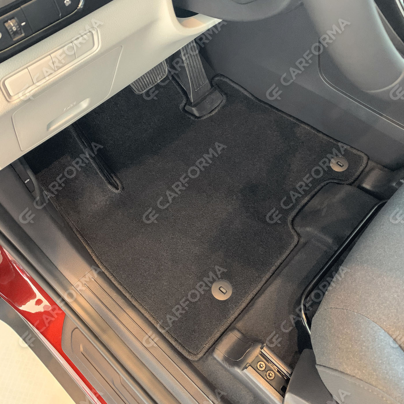 Ворсовые коврики на KIA Carnival IV 7 мест с оттоманками 2020&nbsp;-&nbsp;2026 в Уфе