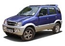 Ворсовые коврики на Daihatsu Terios I 1997 - 2006 в Уфе