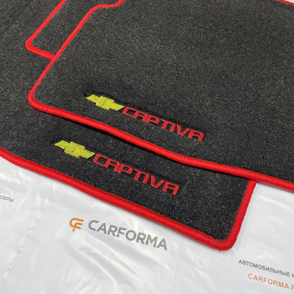 Ворсовые коврики на Chevrolet Captiva 2006&nbsp;-&nbsp;2016 в Уфе