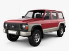 Ворсовые коврики на Nissan Patrol (Y60) 1987 - 1997 в Уфе
