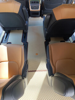 Ворсовые коврики на KIA Carnival IV корейская сборка 2020 - 2025 в Уфе