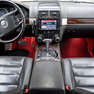 Ворсовые коврики на Volkswagen Touareg I 2002 - 2010 в Уфе