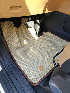 Ворсовые коврики на KIA Carnival IV 7 мест с оттоманками 2020&nbsp;-&nbsp;2026 в Уфе