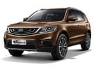 Ворсовые коврики на Geely Emgrand X7 второй рестайлинг 2019 - 2022 в Уфе