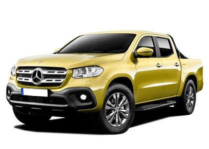 Ворсовые коврики на Mercedes X-Class 2017 - 2020 в Уфе