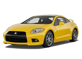 Ворсовые коврики на Mitsubishi Eclipse IV 2005 - 2011 в Уфе