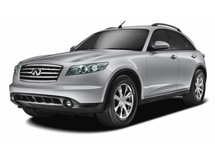 Ворсовые коврики на Infiniti FX I 2003 - 2008 в Уфе