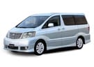 Ворсовые коврики на Toyota Alphard (H10) 2002 - 2008 в Уфе