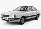Ворсовые коврики на Audi 80 (B4) 1991 - 1995 в Уфе