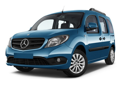 Ворсовые коврики на Mercedes Citan (W415) 2012 - 2020 в Уфе